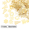 Brass Glitter Manicure Nail Art Decoration MRMJ-OC0001-32G-2