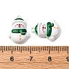 Christmas Themes Baking Paint Alloy Pendants LS-FIND-G097-02I-3