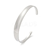 304 Stainless Steel Open Cuff  Bangles for Women BJEW-R019-03P-02-4