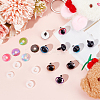32Pcs 8 Colors ABS Plastic Safety Craft Eye DIY-BBC0002-09B-4