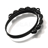 Rotatable Alloy Swivel Open Back Bezel Pendants PALLOY-I223-18EB-2