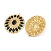 304 Stainless Steel Rhinestone Pendants STAS-I352-14G-03-2
