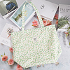 Flower Printed Canvas Women's Tote Bags ABAG-WH20005-06-4