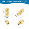10Pcs 2 Colors 304 Stainless Steel Screw Clasps STAS-UN0050-13-2