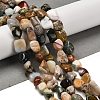 Natural Ocean Jasper Beads Strands G-P497-01E-90B-2