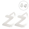 Hypoallergenic Bioceramics Zirconia Ceramic Stud Earrings EJEW-F340-04Z-1