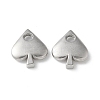 304 Stainless Steel Pendants STAS-I330-006P-1