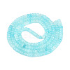 Ombre Effect Dyed Glass Beads Strands GLAA-Q106-05A-A07-2