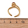 304 Stainless Steel Adjustable Open Cuff Rings RJEW-A071-14G-5