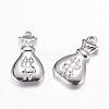 201 Stainless Steel Pendants STAS-G071-19P-1