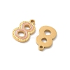 304 Stainless Steel Enamel Pendants STAS-I351-20G-8-2