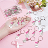 24Pcs 12 Style Alloy Keychain KEYC-PH01551-3