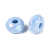 Opaque Acrylic European Beads OACR-E033-23F-2