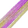 Transparent Gradient Color Glass Beads Strands LS-GLAA-H021-01B-03-2