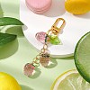 Acrylic Strawberry Pendant Decorations HJEW-JM02393-2