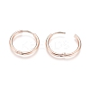 Ion Plating(IP) 304 Stainless Steel Huggie Hoop Earrings EJEW-F111-18mm-RG-3