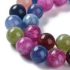 Dyed Natural Malaysia Jade Beads Strands G-G021-01B-06-4