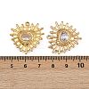 304 Stainless Steel Rhinestone Pendants STAS-P410-37A-G-3