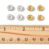 120Pcs 2 Colors Brass Rhinestone Spacer Beads RB-FS0001-05C-5
