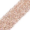 Electroplate Glass Beads Strands EGLA-A044-T1mm-B20-1