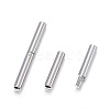 Non-Tarnish 304 Stainless Steel Bayonet Clasps X-STAS-F108-12P-1.7mm-2
