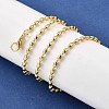 2.5MM Brass Oval Link Chain Necklaces NJEW-M108-20G-5