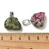 Dyed Natural Marble Pendants G-Z067-02P-08-4