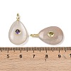 Natural Grey Moonstone Pendants G-H322-01G-07-3