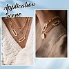 4Pcs Rack Plated Brass Micro Pave Clear Cubic Zirconia Clasps KK-SC0005-70-5