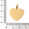 304 Stainless Steel Pendant LS-STAS-M062-01G-E-3