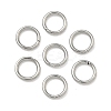 Tarnish Resistant 304 Stainless Steel Open Jump Rings STAS-M008-04B-1