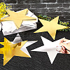 36Pcs 2 Colors Paper Glitter Star Wall Decoration AJEW-SP0001-16A-3