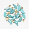 Synthetic Turquoise Pendants G-Q494-80B-1