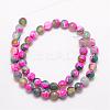 Natural Fire Crackle Agate Bead Strands G-K166-06F-6mm-2