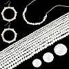 9 Strands 3 Style Electroplate Glass Beads Strands EGLA-PH0001-29-6