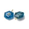 Natural Apatite Pendants G-P588-02G-09-2
