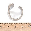 304 Stainless Steel Cuff Open Rings RJEW-D336-02P-3