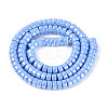 AB Color Plated Opaque Glass Beads Strands GLAA-T026-3x6mm-P07-2