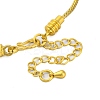 Brass European Bracelets BJEW-C080-02G-02-3