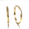 304 Stainless Steel Hoop Earrings X-EJEW-P091-34A-2