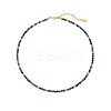 Natural Lapis Lazuli Beaded Necklaces for Women KA0381-1