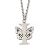 201 Stainless Steel Necklaces NJEW-Q336-01I-P-1