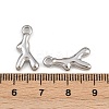 304 Stainless Steel Pendants STAS-L303-26P-01-3