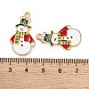 Christmas Theme Rack Plating Alloy Pendants FIND-M020-04G-07-3