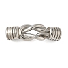 304 Stainless Steel Knot Connector Charms STAS-Z147-10P-1