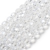 Electroplate Transparent Glass Beads Strands EGLA-A035-T10mm-A19-1