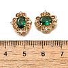 Brass Glass Beads KK-M318-46G-03-3