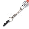 Iron Plastic Bullet Shaped Capacitive Stylus Silicone Touch Screen Pen HJEW-G014-01C-2