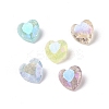Crackle Moonlight Style Glass Rhinestone Cabochons RGLA-J015-B-IO-1