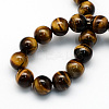 Natural Tiger Eye Round Beads Strands X-G-S177-14mm-2